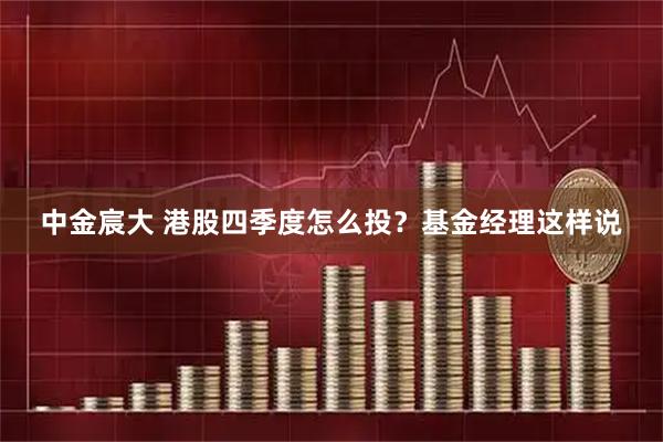 中金宸大 港股四季度怎么投？基金经理这样说